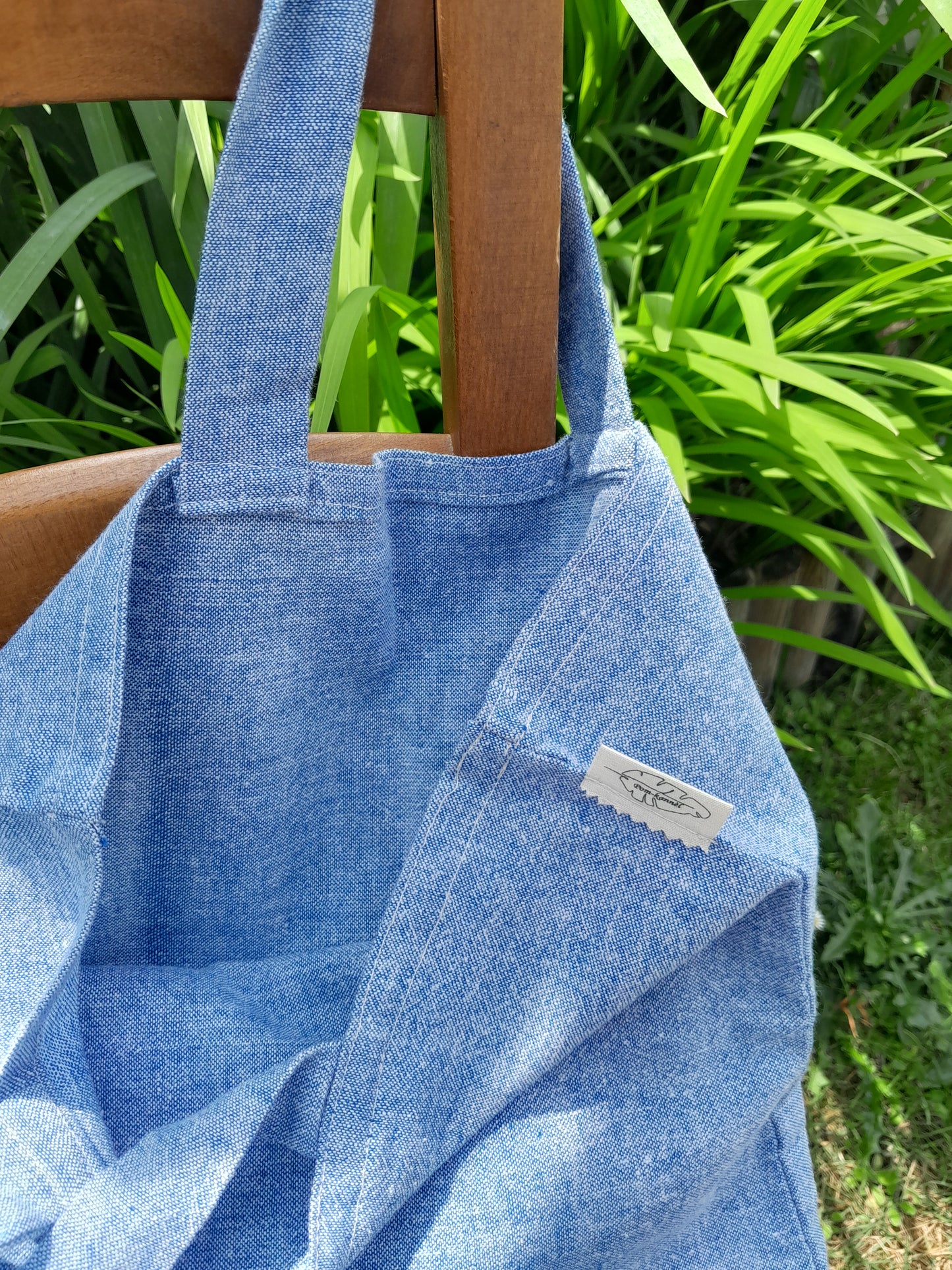 Tote bag - Bleu chiné
