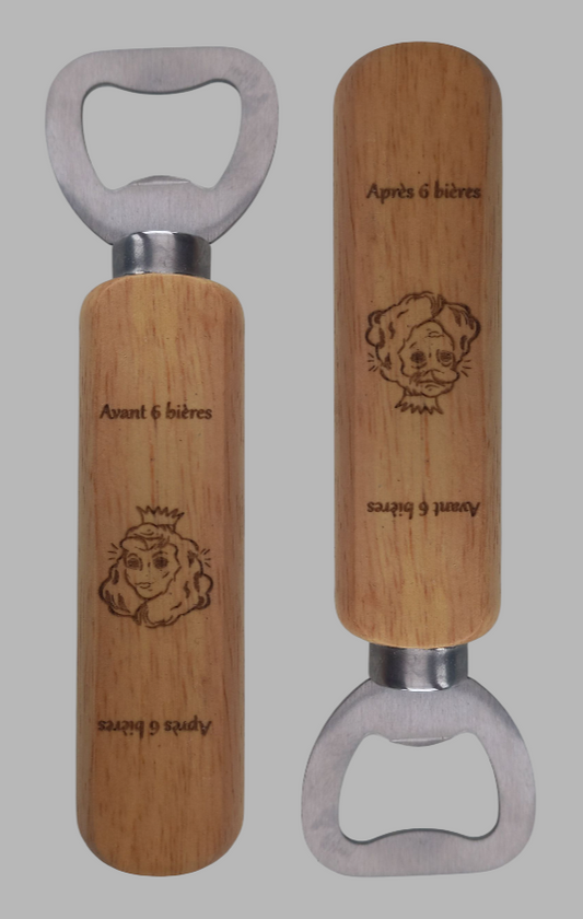 Décapsuleur manuel Avant / Après