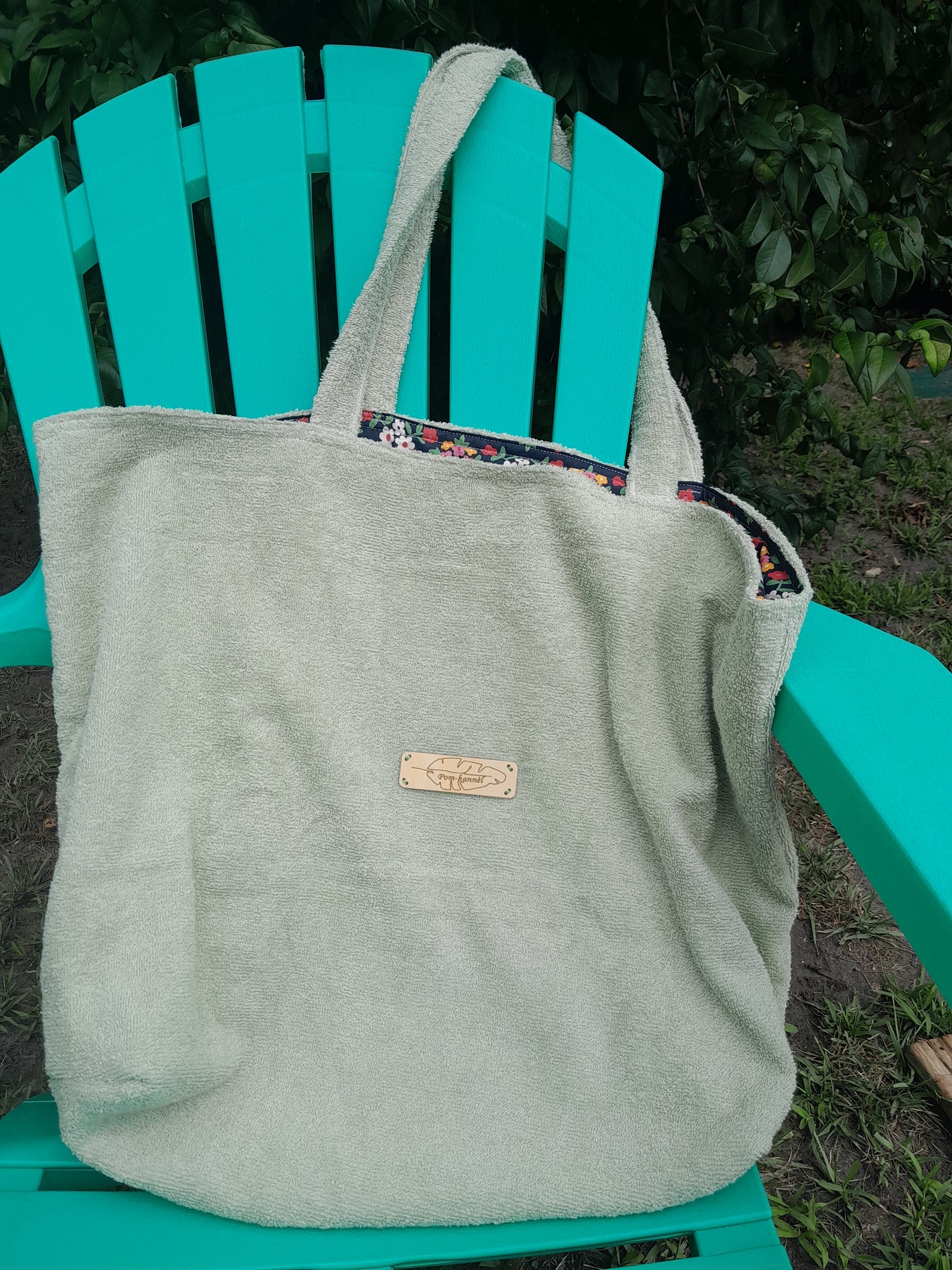 Grand sac de plage en éponge