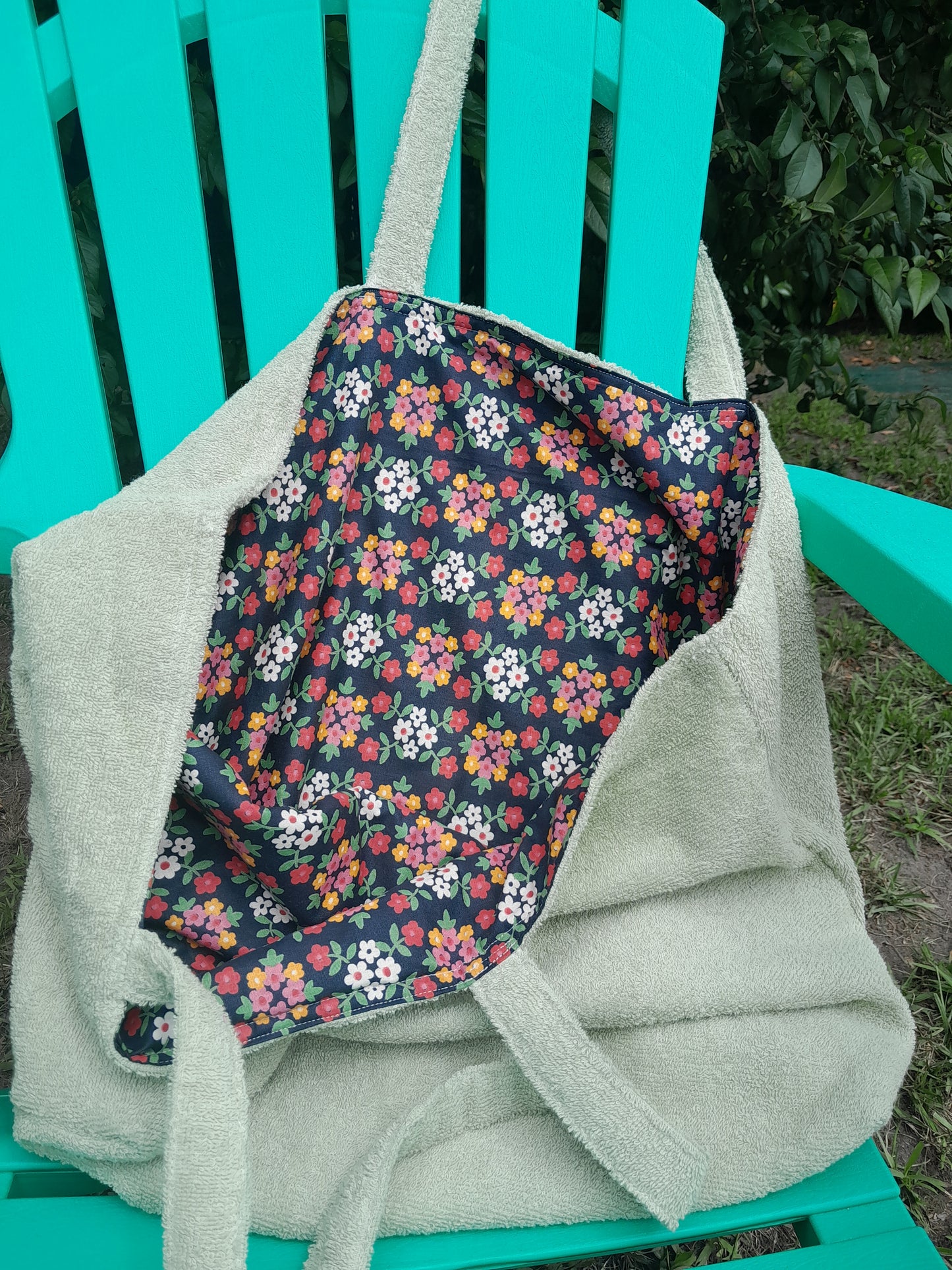 Grand sac de plage en éponge