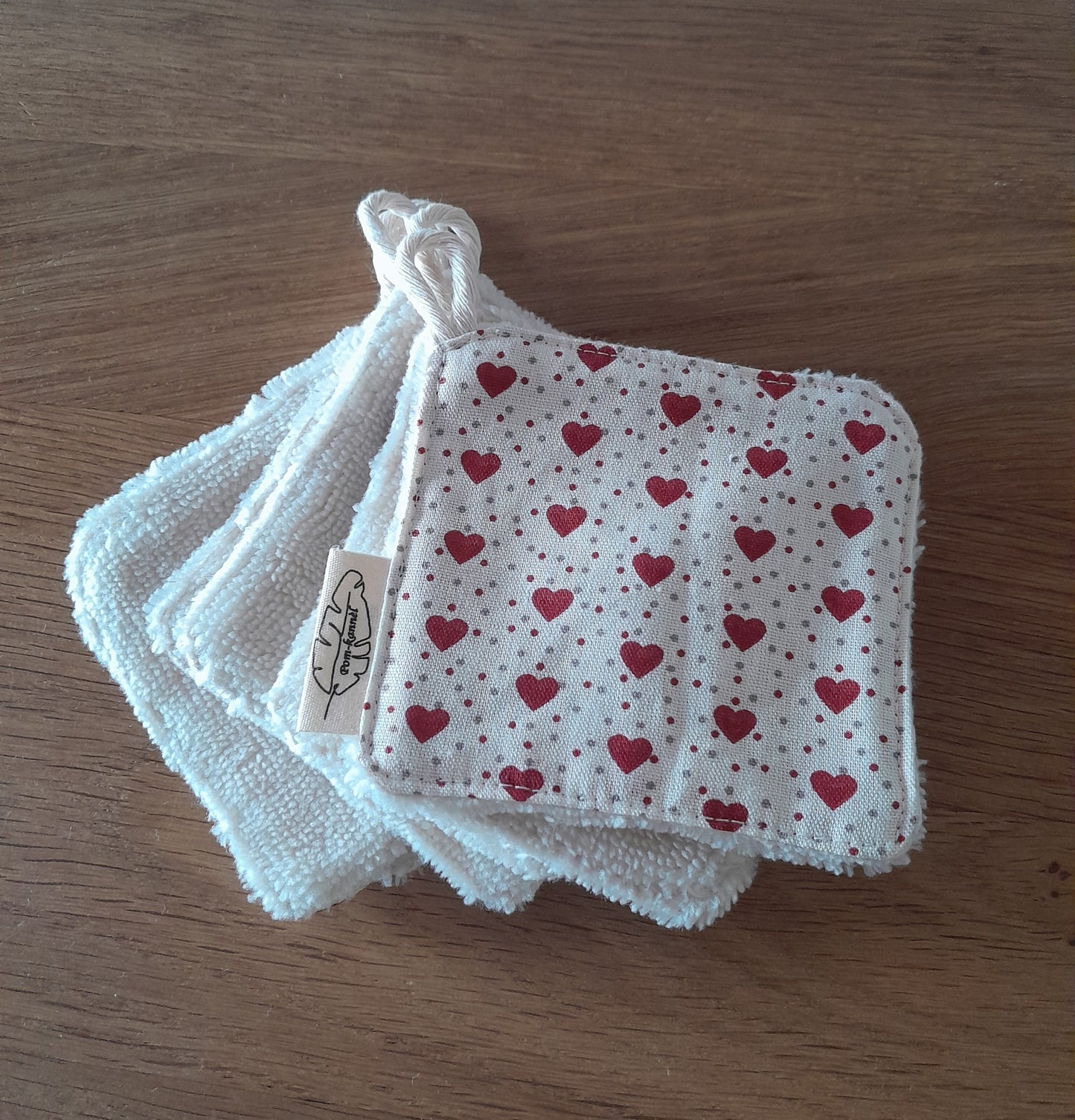 Lot de 6 lingettes visage